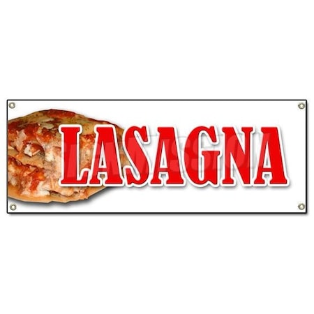 Signmission LASAGNA BANNER SIGN italian food casserole restaurant spaghetti pasta pizza B-Lasagna